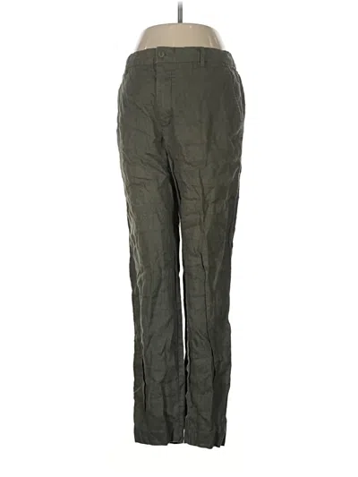 Pre-owned Zara Casual Pants In Green