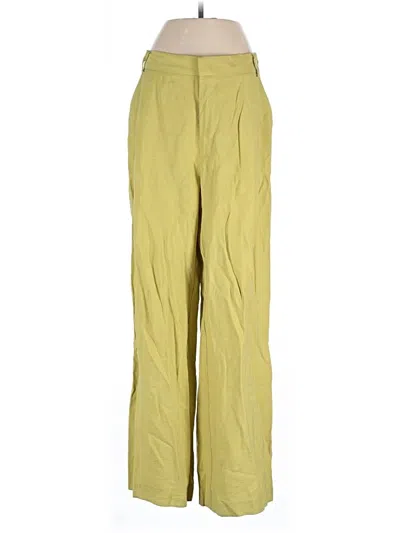 Pre-owned Zara Casual Pants In Green