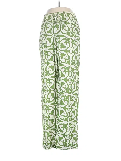 Zara Casual Pants In Green