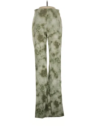 Pre-owned Zara Casual Pants In Green
