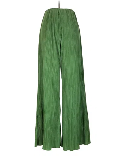 Pre-owned Zara Casual Pants In Green