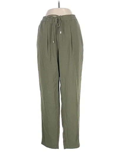 Pre-owned Zara Casual Pants In Green
