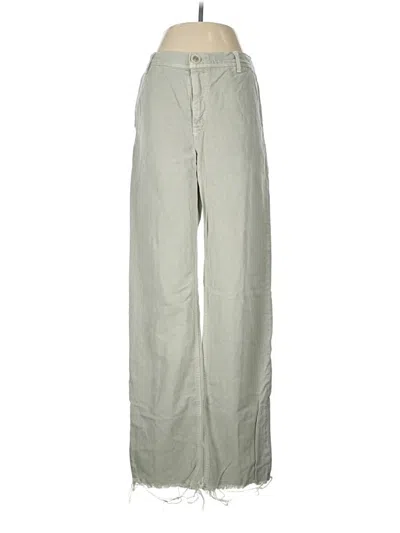 Pre-owned Zara Casual Pants In Green
