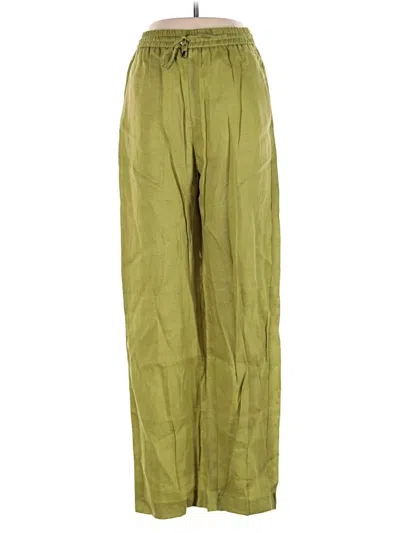 Pre-owned Zara Casual Pants In Green