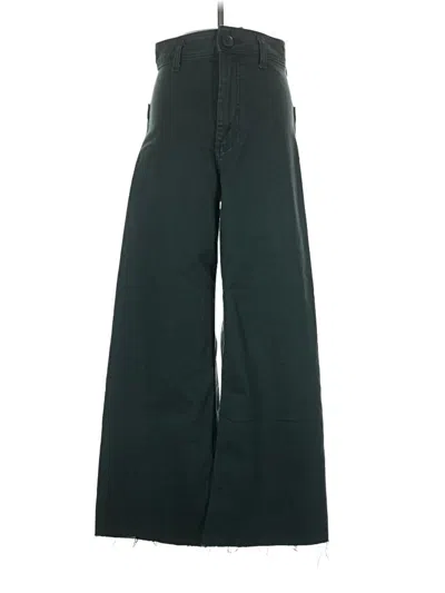 Pre-owned Zara Casual Pants In Green