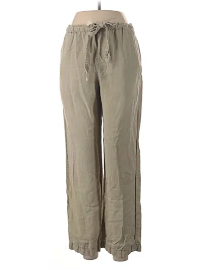Pre-owned Zara Casual Pants In Green