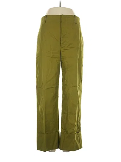 Pre-owned Zara Casual Pants In Green