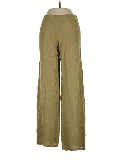 Zara Casual Pants In Green