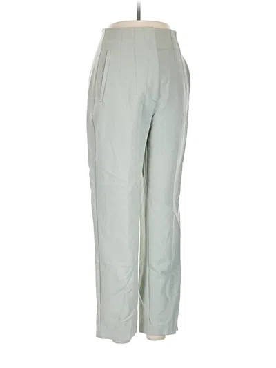 Pre-owned Zara Casual Pants In Green