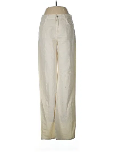 Pre-owned Zara Casual Pants In Ivory
