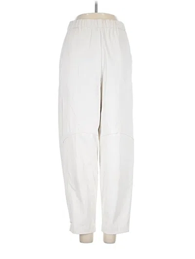 Pre-owned Zara Casual Pants In Ivory
