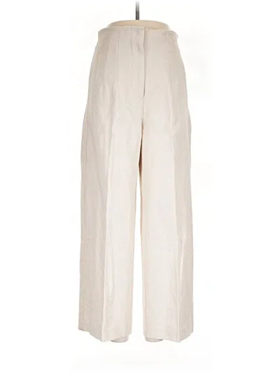 Pre-owned Zara Casual Pants In Ivory