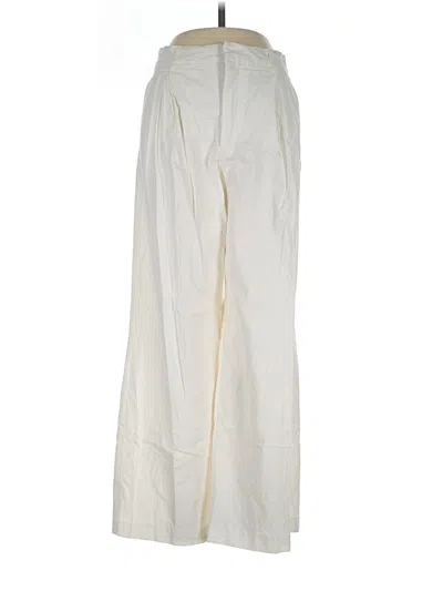 Pre-owned Zara Casual Pants In Ivory