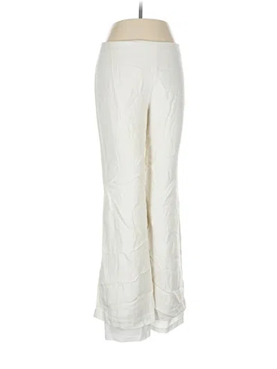 Pre-owned Zara Casual Pants In Ivory