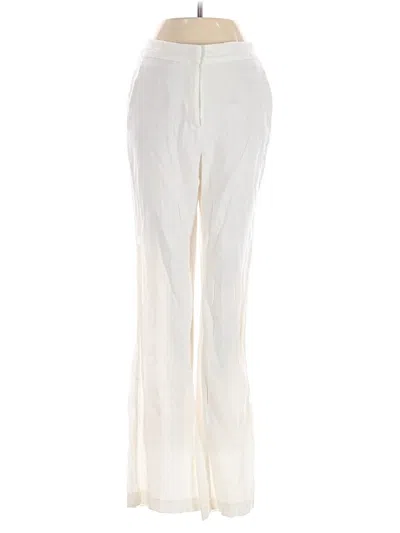 Pre-owned Zara Casual Pants In Ivory