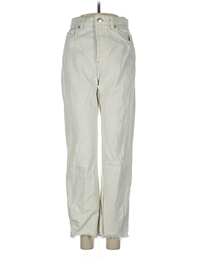 Pre-owned Zara Casual Pants In Ivory