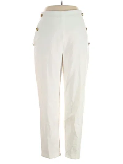 Pre-owned Zara Casual Pants In Ivory
