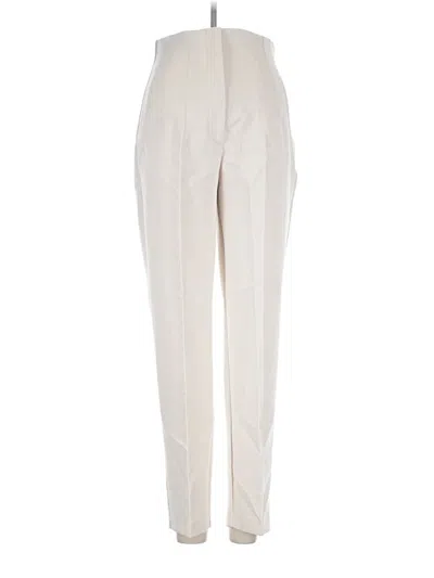 Zara Casual Pants In Ivory