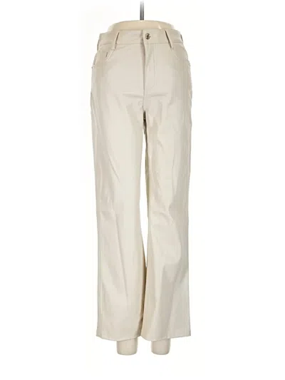 Zara Casual Pants In Ivory