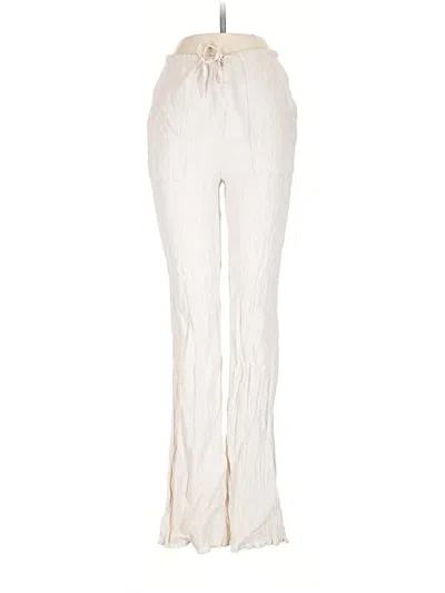 Pre-owned Zara Casual Pants In Ivory