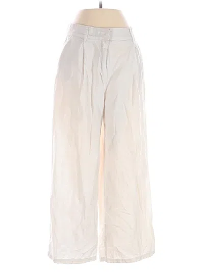 Pre-owned Zara Casual Pants In Ivory