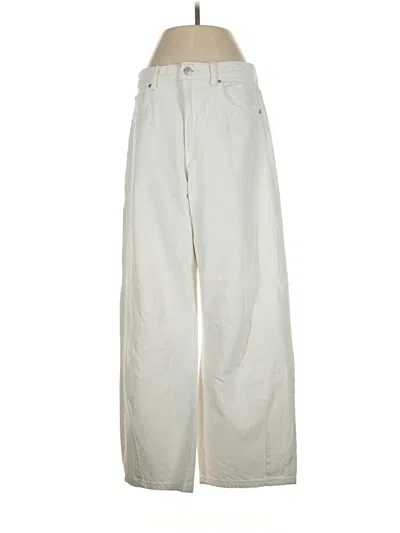 Pre-owned Zara Casual Pants In Ivory