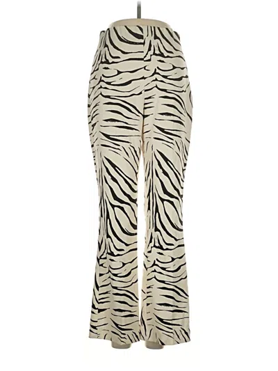 Pre-owned Zara Casual Pants In Ivory