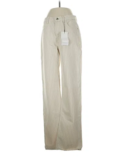 Zara Casual Pants In Ivory