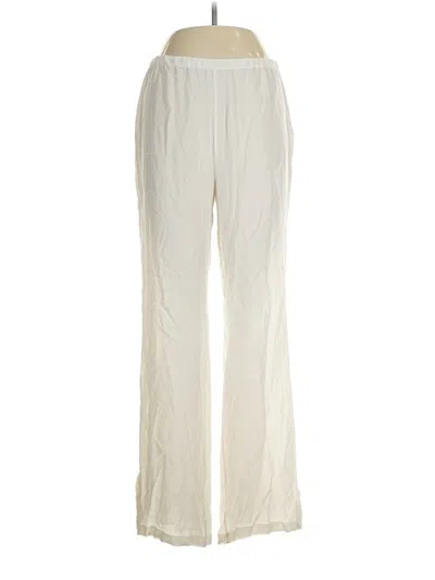 Pre-owned Zara Casual Pants In Ivory