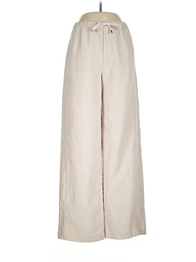 Pre-owned Zara Casual Pants In Ivory