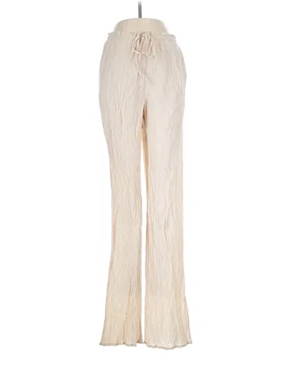 Pre-owned Zara Casual Pants In Ivory