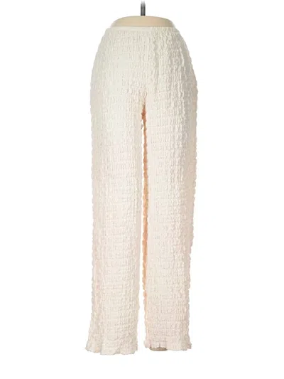 Pre-owned Zara Casual Pants In Ivory