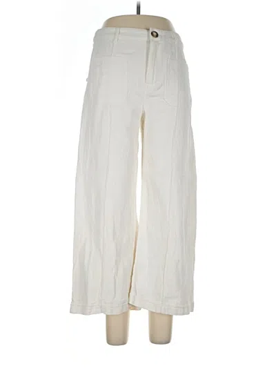 Pre-owned Zara Casual Pants In Ivory