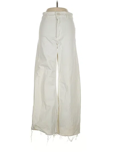 Pre-owned Zara Casual Pants In Ivory
