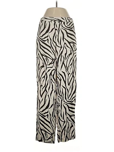 Pre-owned Zara Casual Pants In Ivory