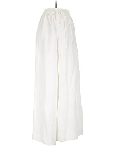 Pre-owned Zara Casual Pants In Ivory