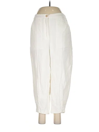 Pre-owned Zara Casual Pants In Ivory