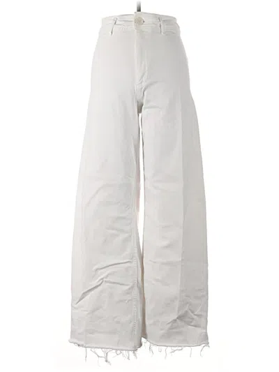 Pre-owned Zara Casual Pants In Ivory
