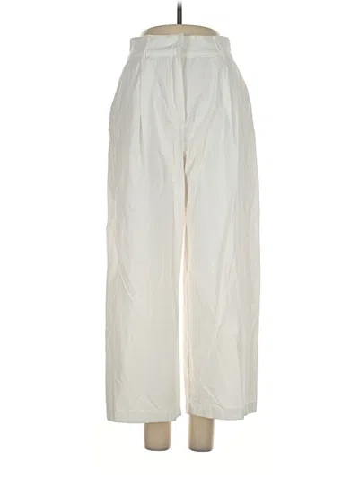 Pre-owned Zara Casual Pants In Ivory