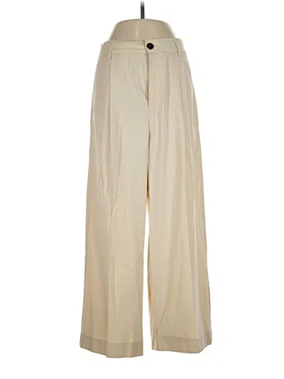 Pre-owned Zara Casual Pants In Ivory
