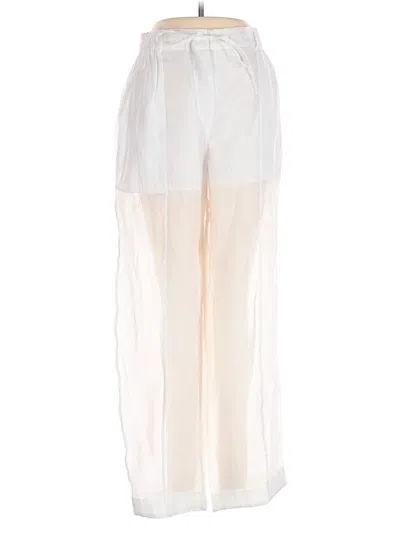 Zara Casual Pants In Neutral