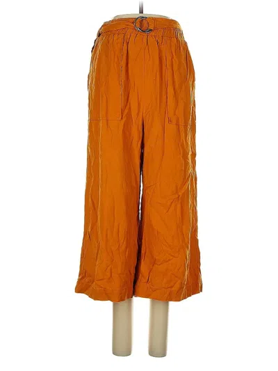 Pre-owned Zara Casual Pants In Orange