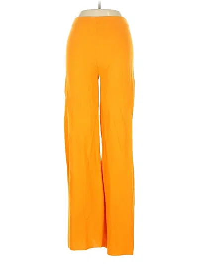 Pre-owned Zara Casual Pants In Orange