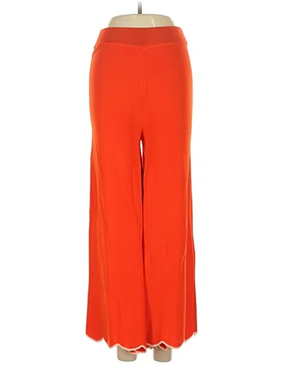 Pre-owned Zara Casual Pants In Orange