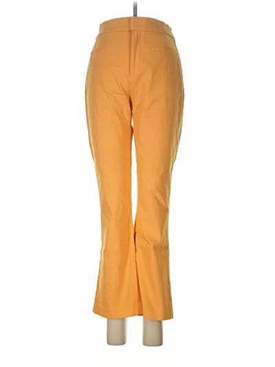 Pre-owned Zara Casual Pants In Orange