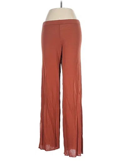 Pre-owned Zara Casual Pants In Orange