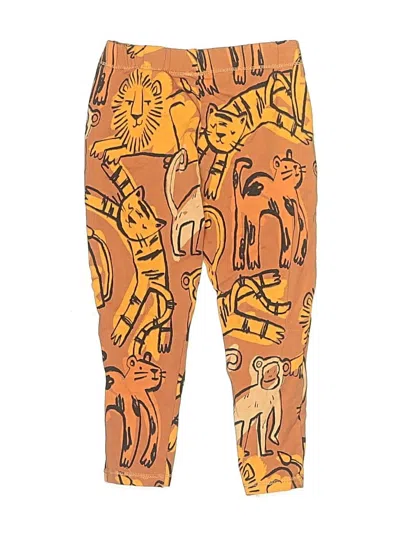 Pre-owned Zara Kids' Casual Pants In Orange