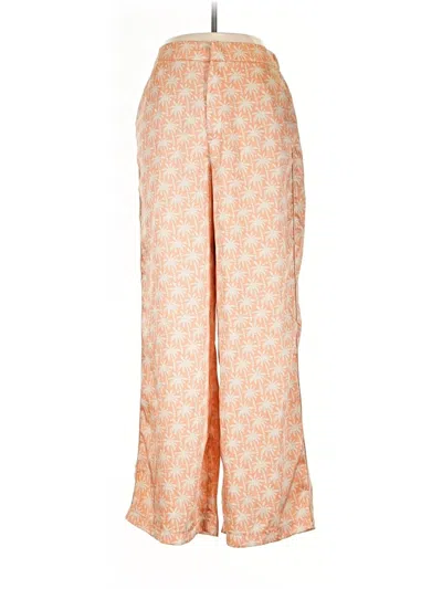 Pre-owned Zara Casual Pants In Orange