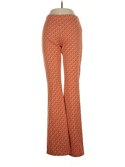 Zara Casual Pants In Orange