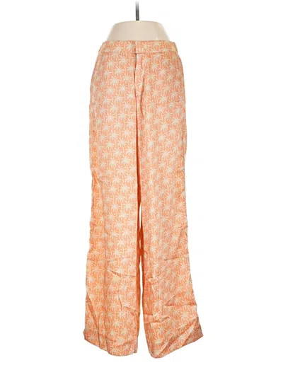 Pre-owned Zara Casual Pants In Orange